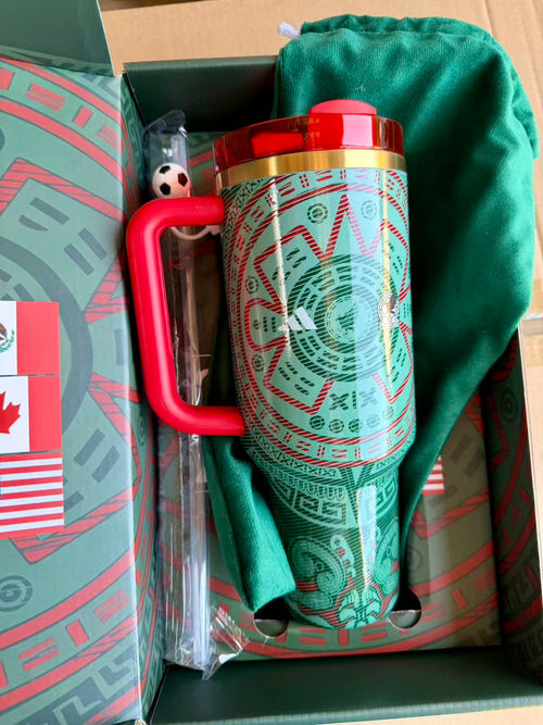 40oz Stanley Tumbler with 2026 FIFA World Cup Design High Quality Printed Wrap, Custom Kids Water Bottle, Gift Cup