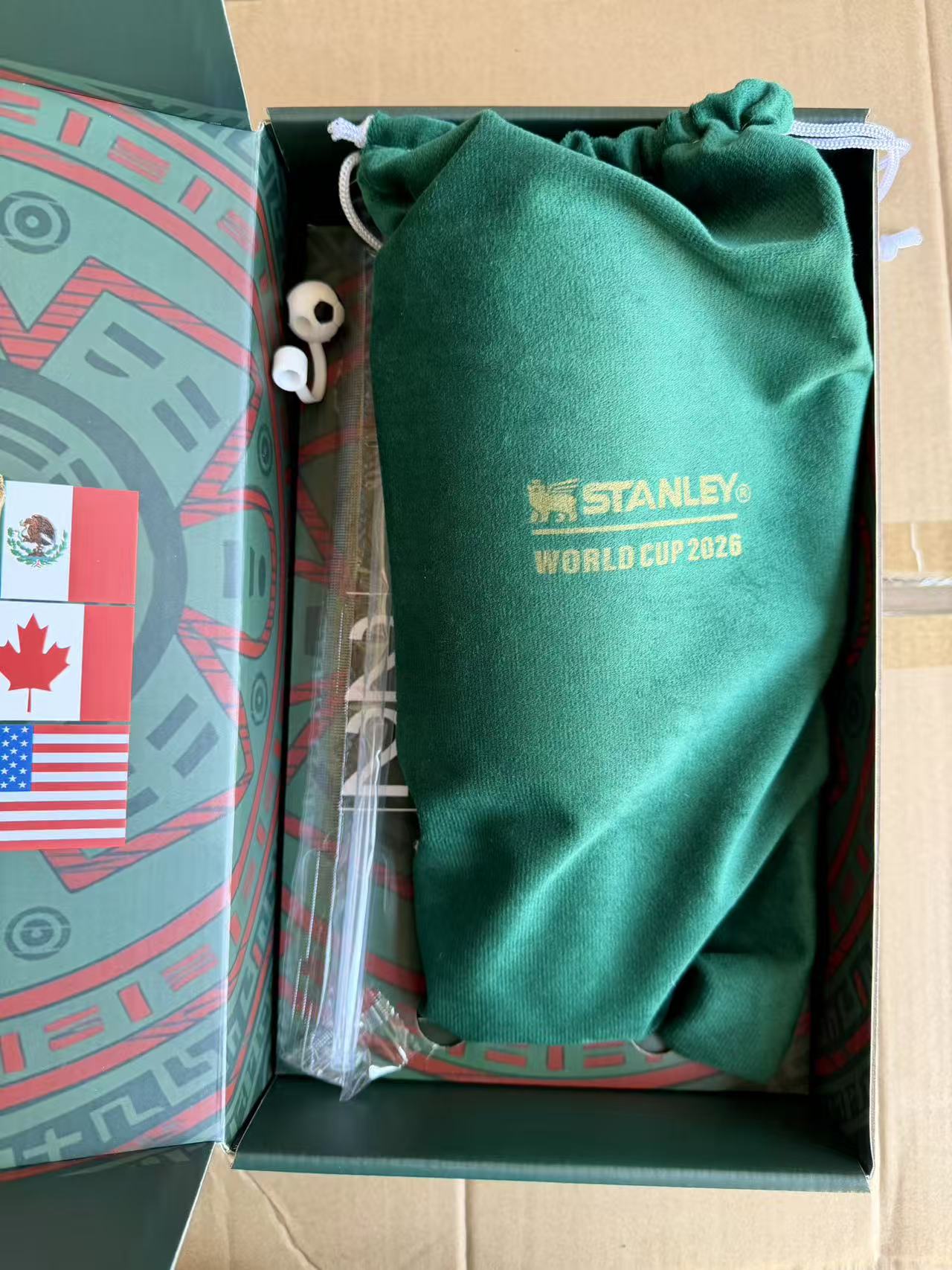 40oz Stanley Tumbler with 2026 FIFA World Cup Design High Quality Printed Wrap, Custom Kids Water Bottle, Gift Cup